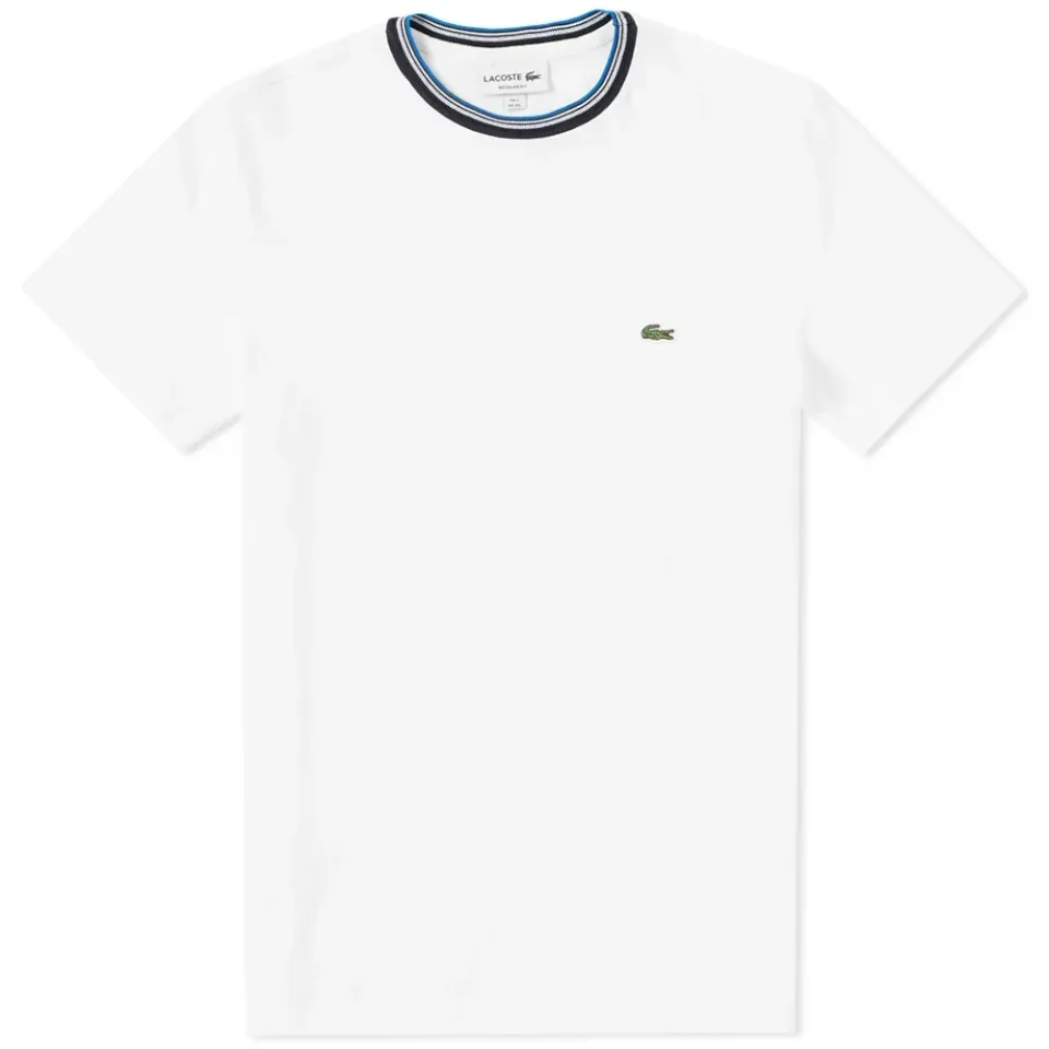 Regular Fit Tipped Collar Tee