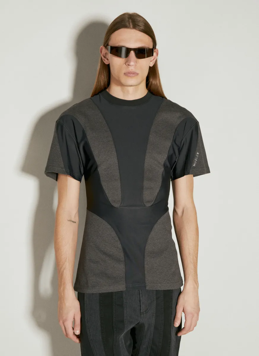Bi-Material T-Shirt