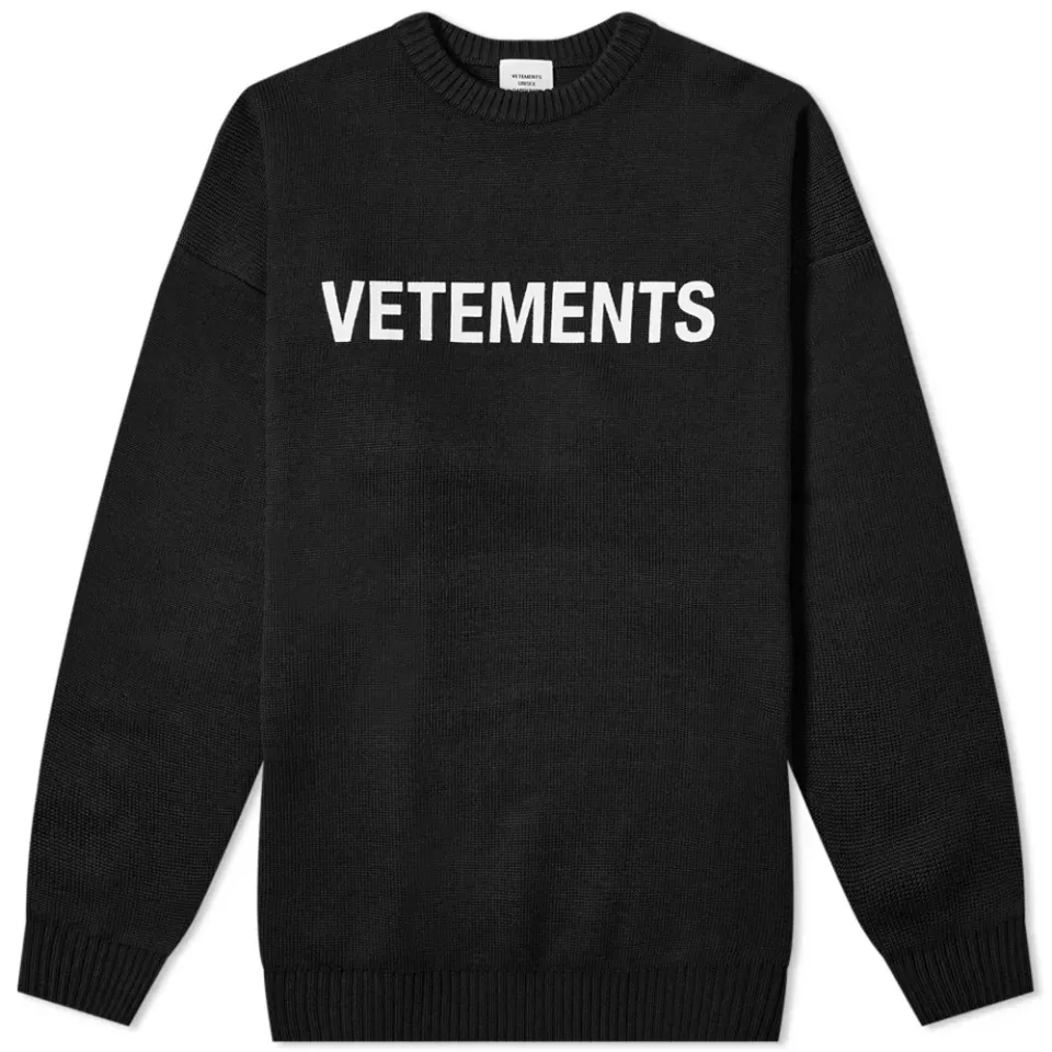 Logo Intarsia Knit