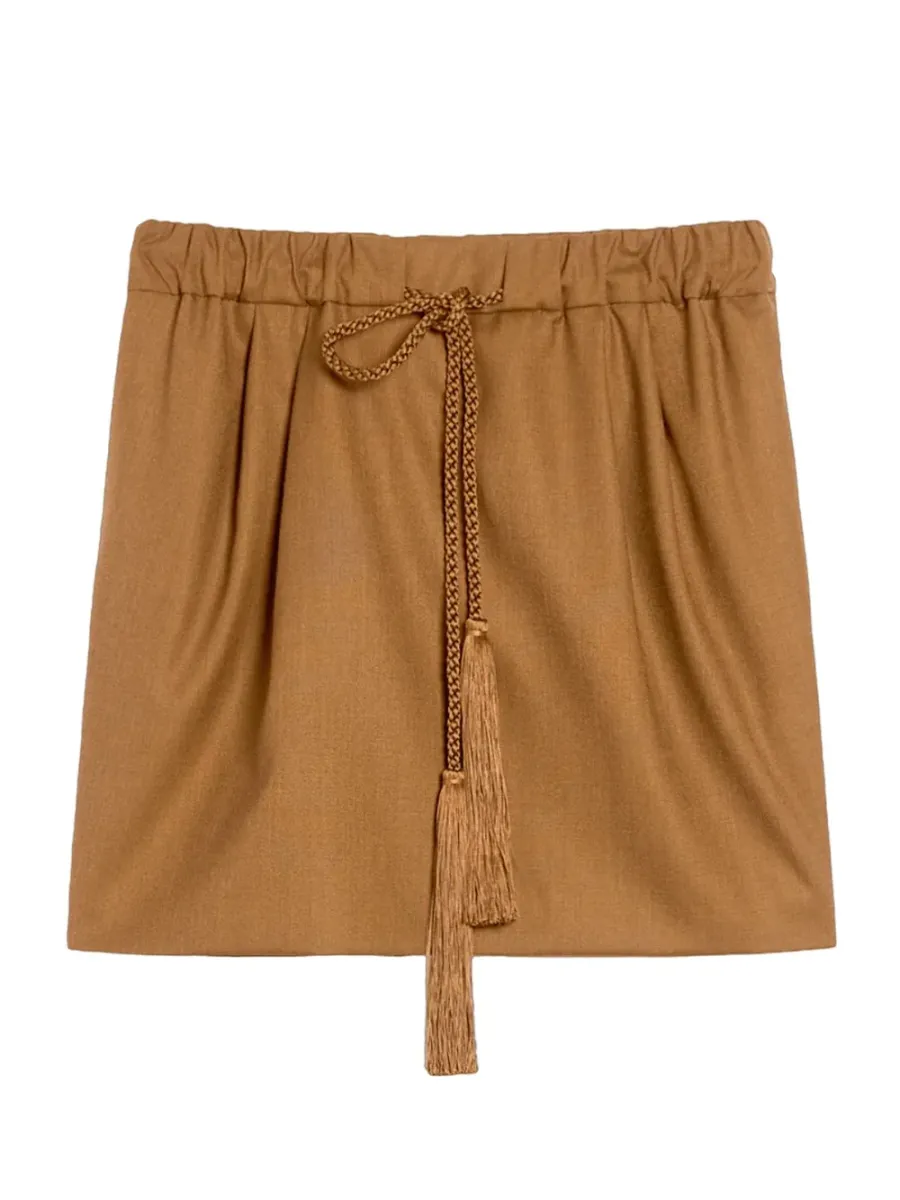 Tabarin Mini Skirt Tobacco