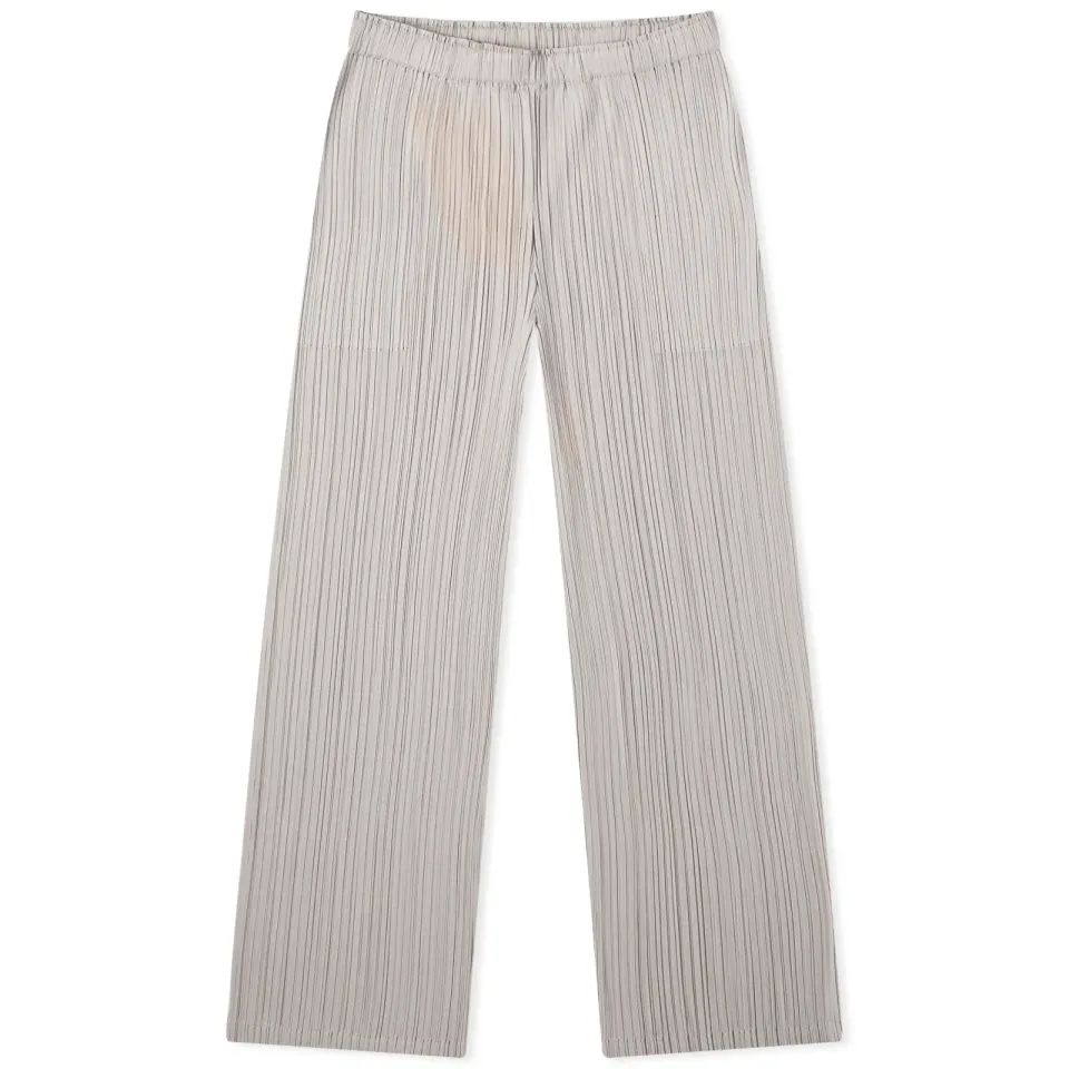 Straight Pleats Trousers