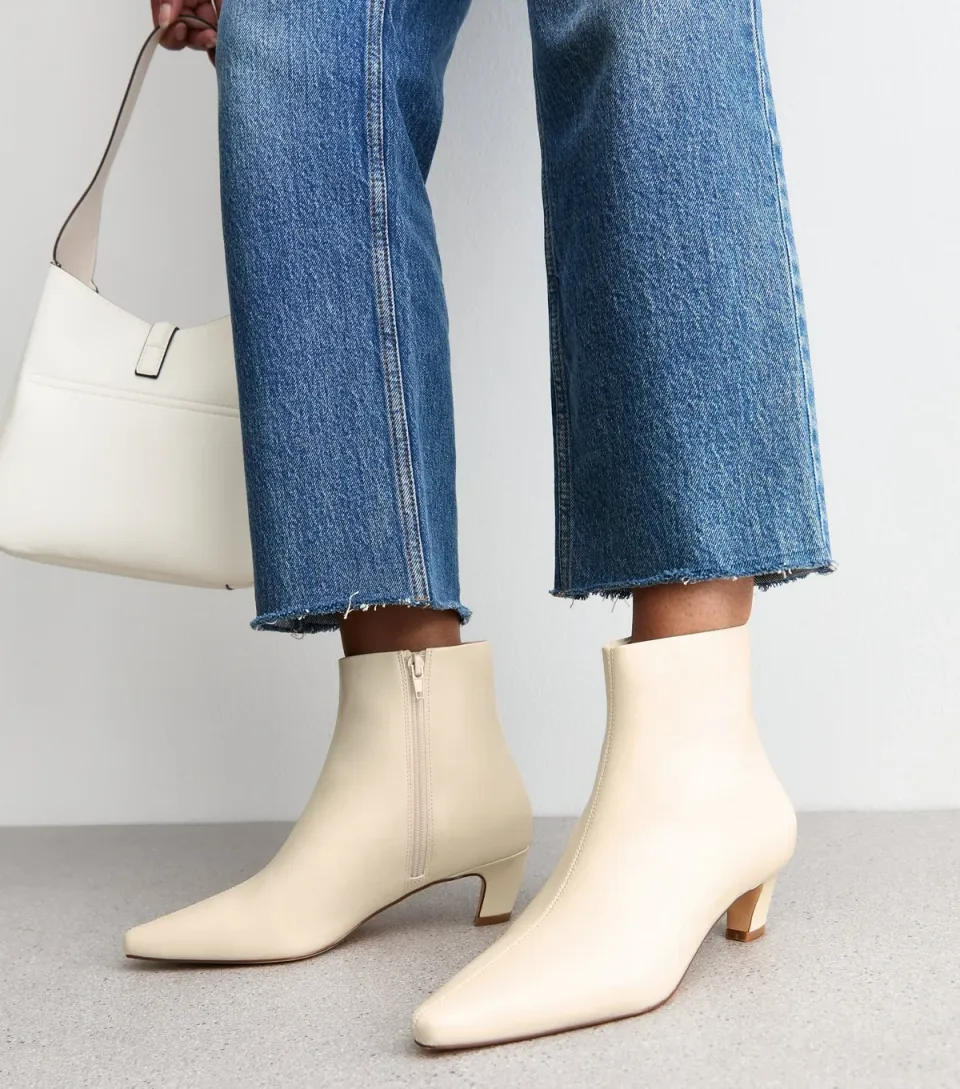 Women's Burgundy Patent Point Toe Ankle Boots Vegan