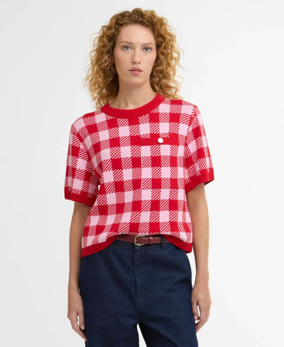 Esther Gingham Crew Neck Jumper