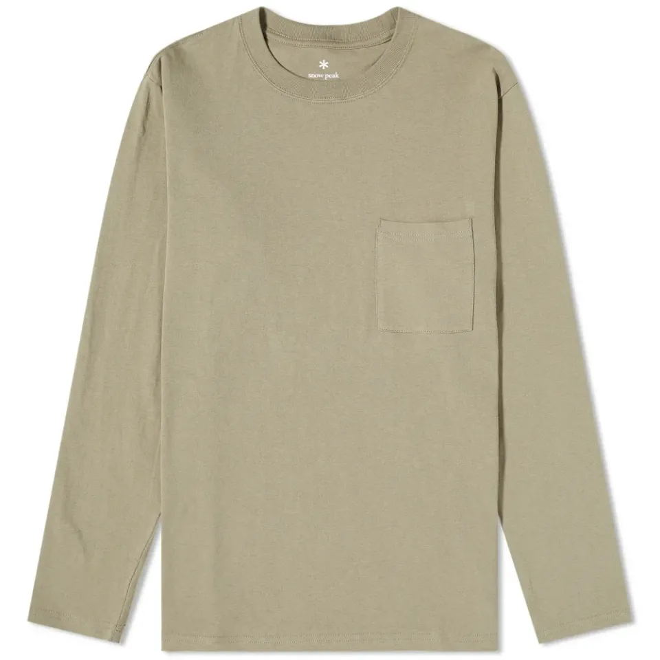 Long Sleeve Camping Gear Logo T-Shirt