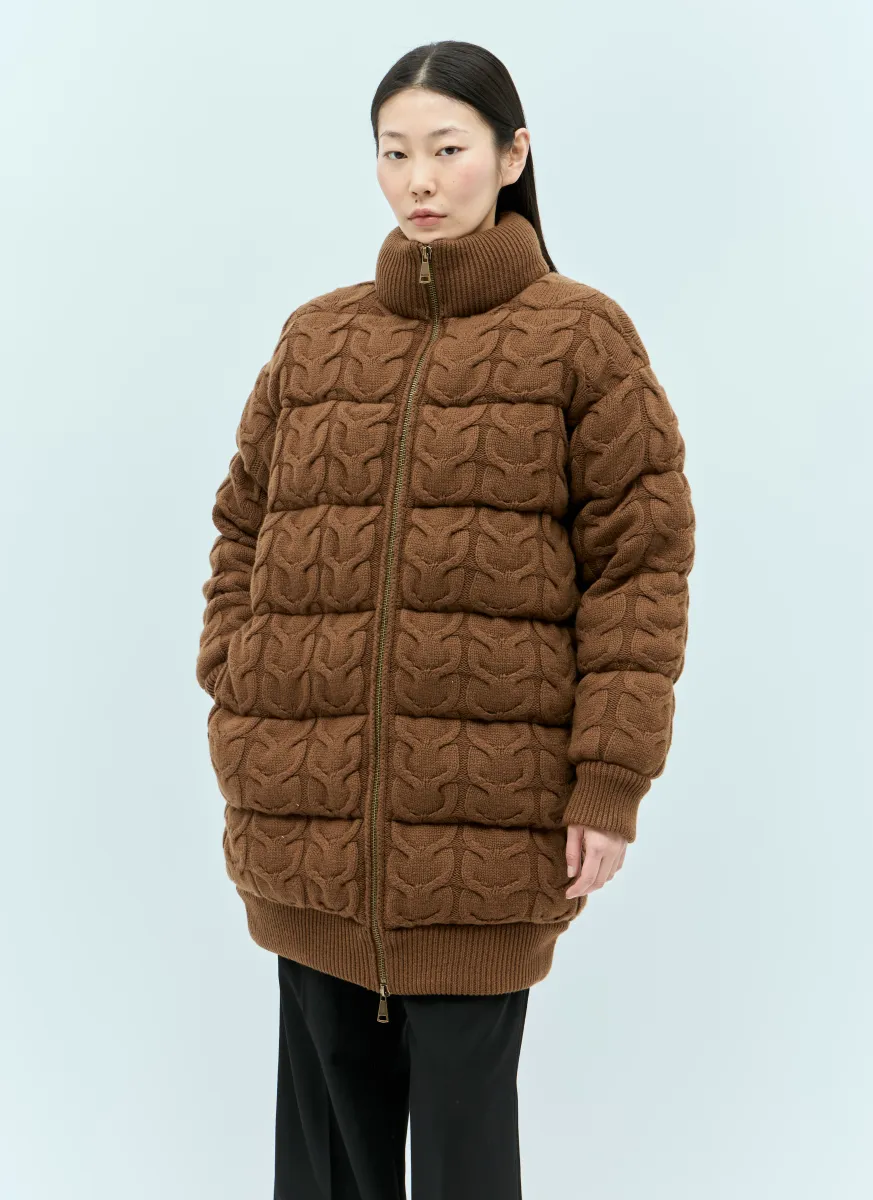Wool And Cashmere Down Jacket