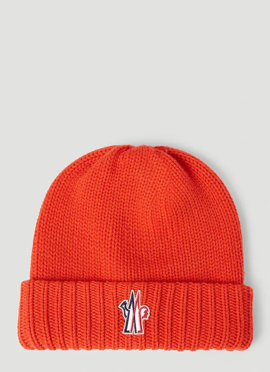 Logo Patch Beanie Hat