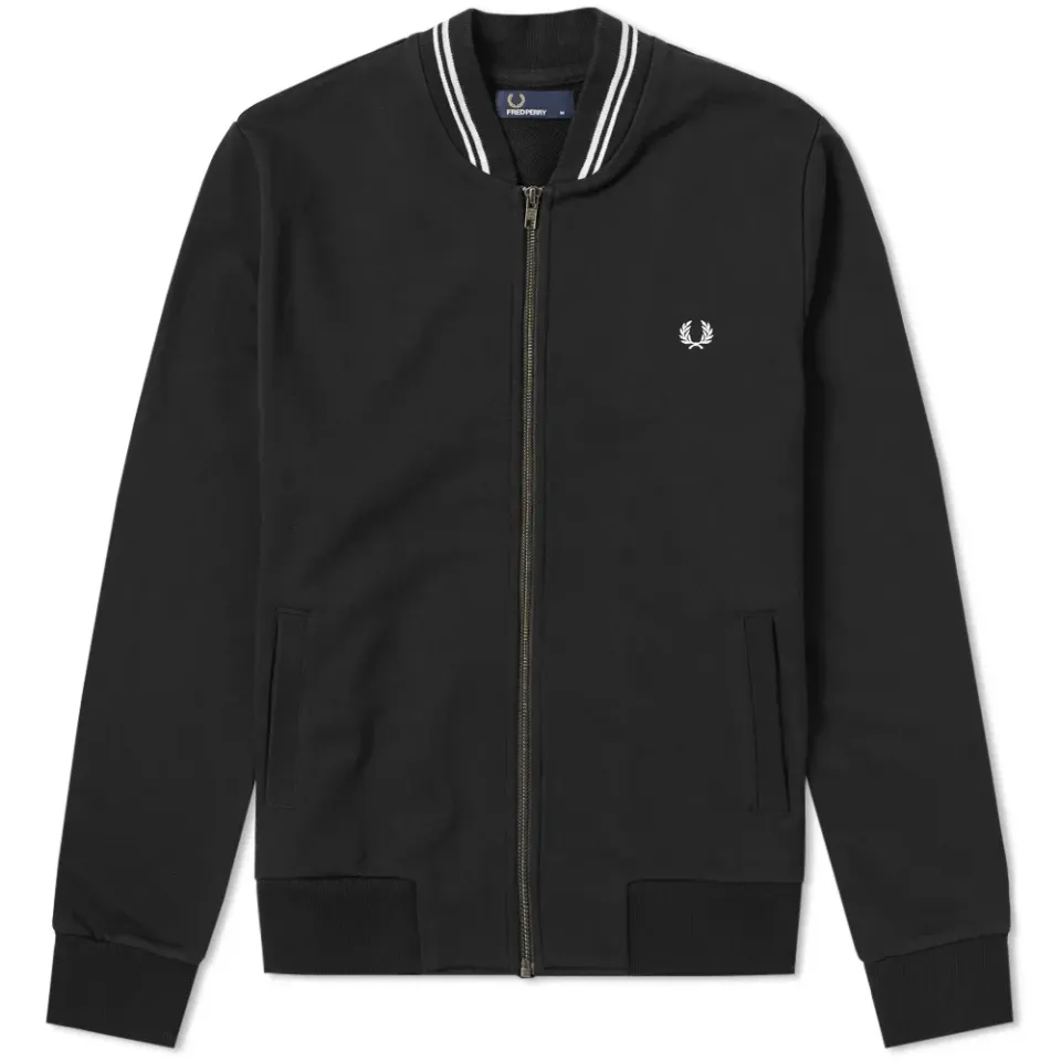 Fred Perry Bomber Neck Zip Sweat