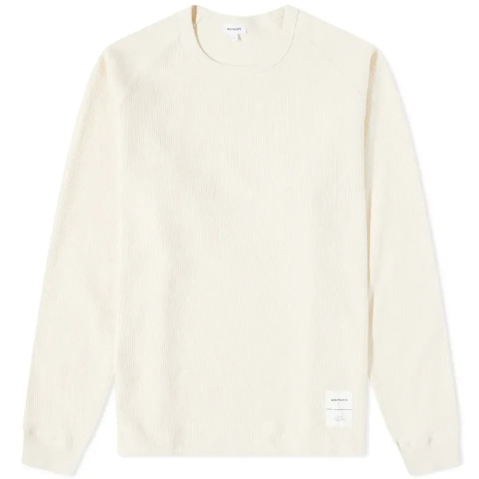 Aske Tab Series Waffle Crew Sweat