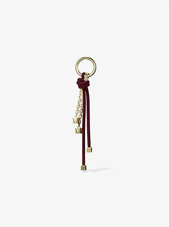 Gold-Tone and Cord Bag Charm