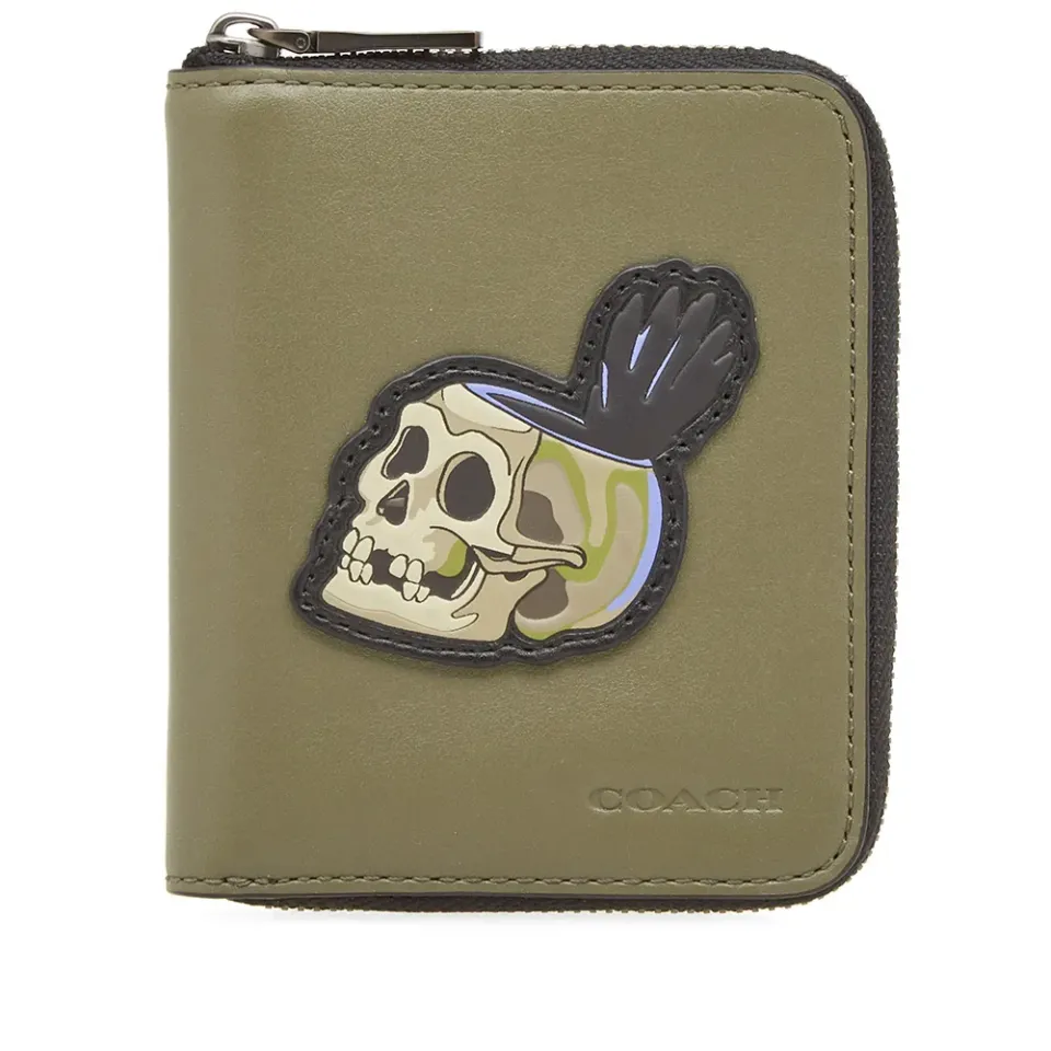 x Disney Skull Zip Wallet