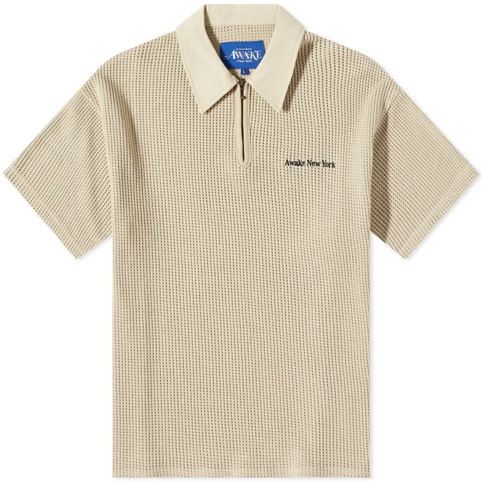 Open Knit Polo
