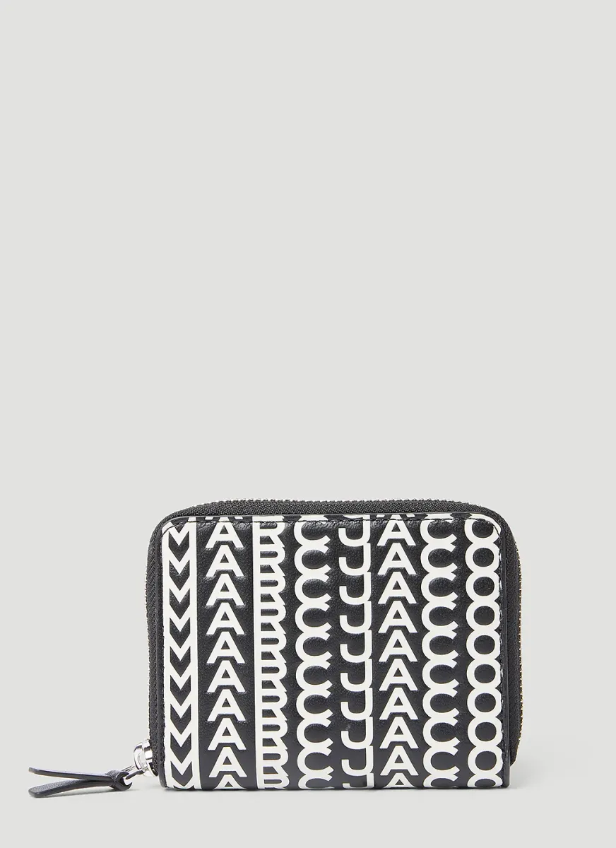The Monogram Leather Zip Around Wallet