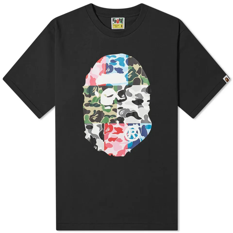 Abc Camo Crazy Big Ape Head T-Shirt