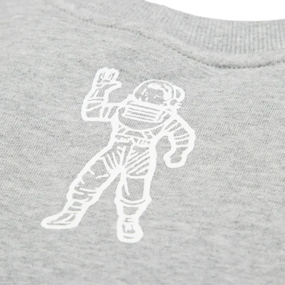 Heather Straight Logo Crewneck