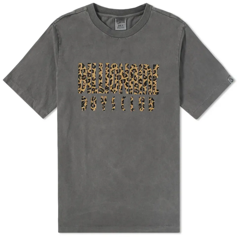 Leopard Fill Straight Logo Tee