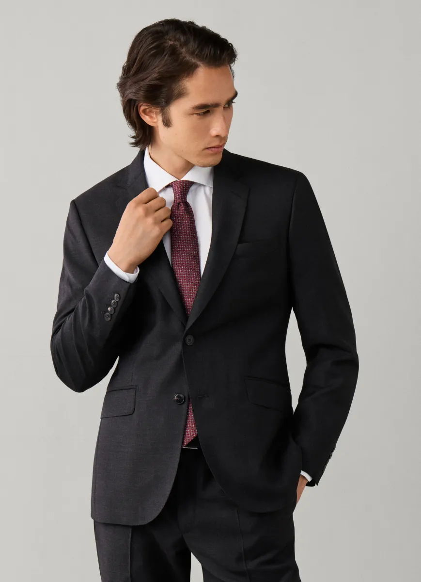 Wool Suit Jacket Woven In England