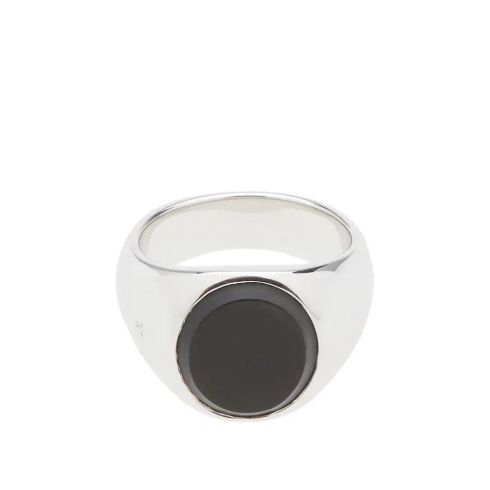 Oval Black Onyx Ring