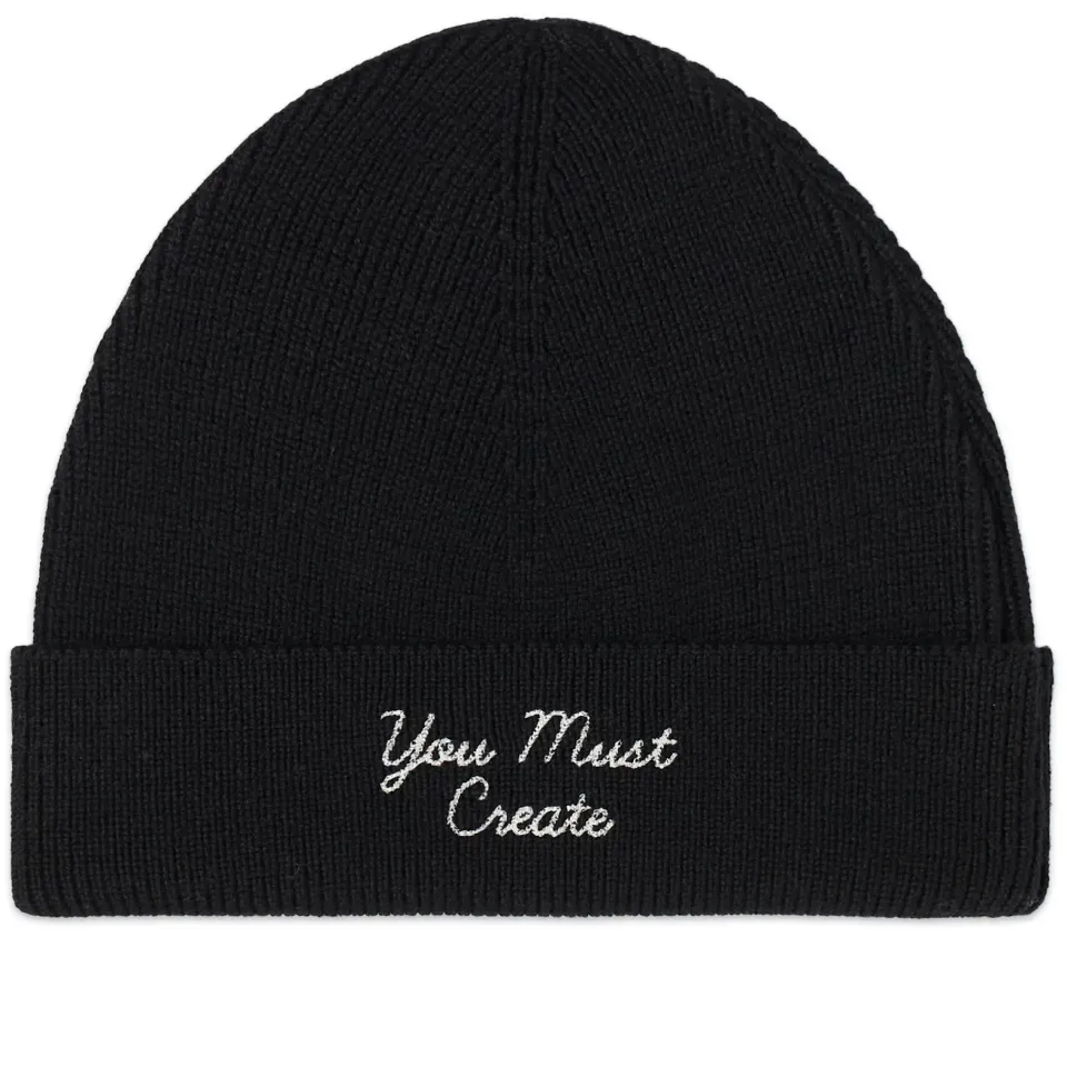 Emrbroidered Beanie Hat