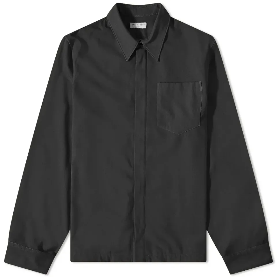 Wool Zip Overshirt