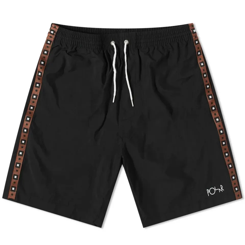 Polar Skate Co. Square Stripe Swim Shorts