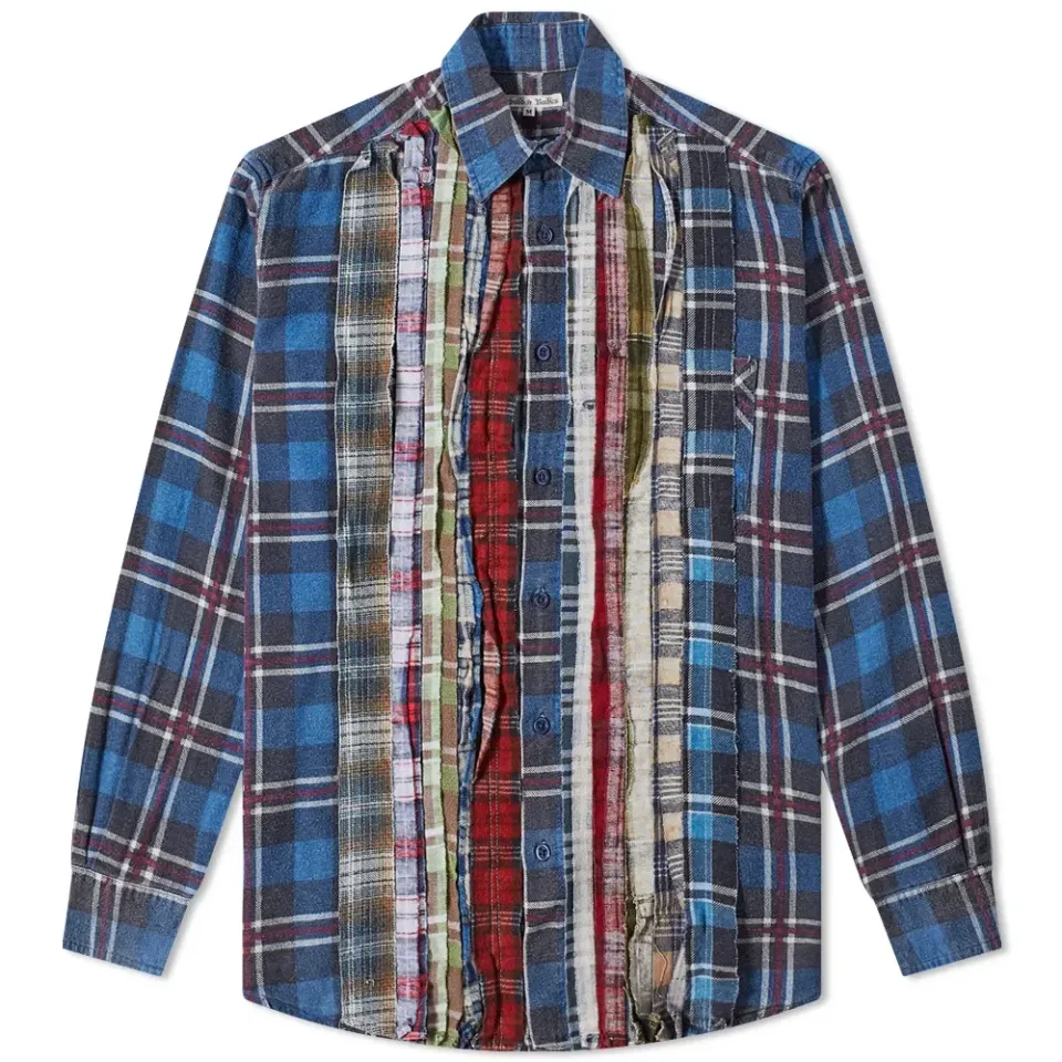 Ribbon Flannel Shirt