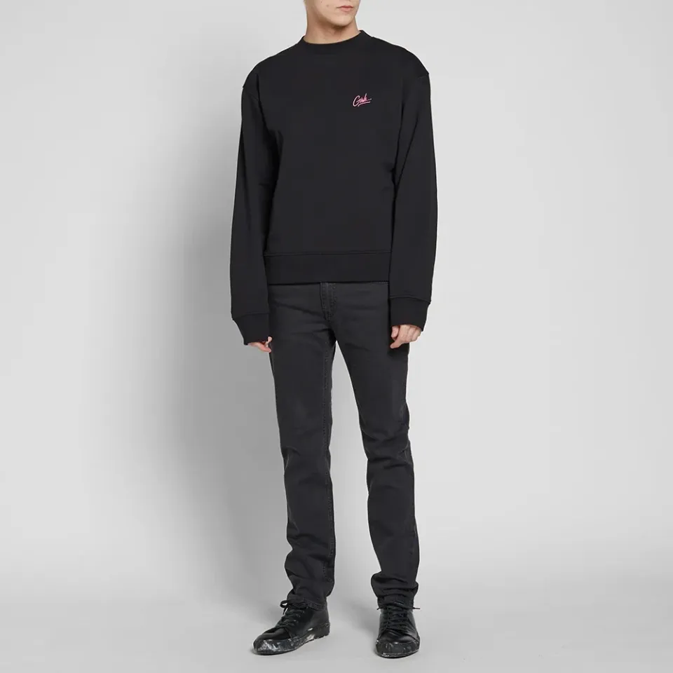 Embroidered Girls Crew Sweat