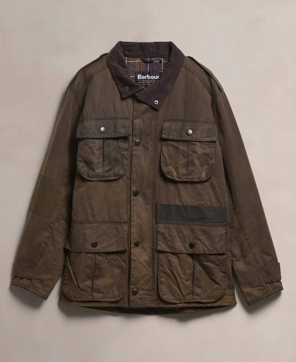 Re-Loved Men's Trooper Waxed Jacket - Size M