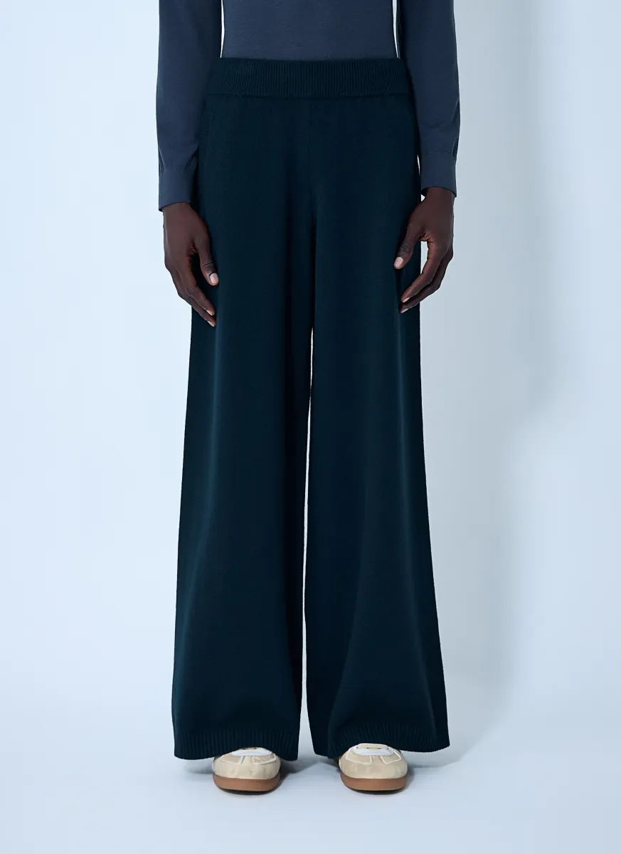 Wool-Blend Elasticated Pants