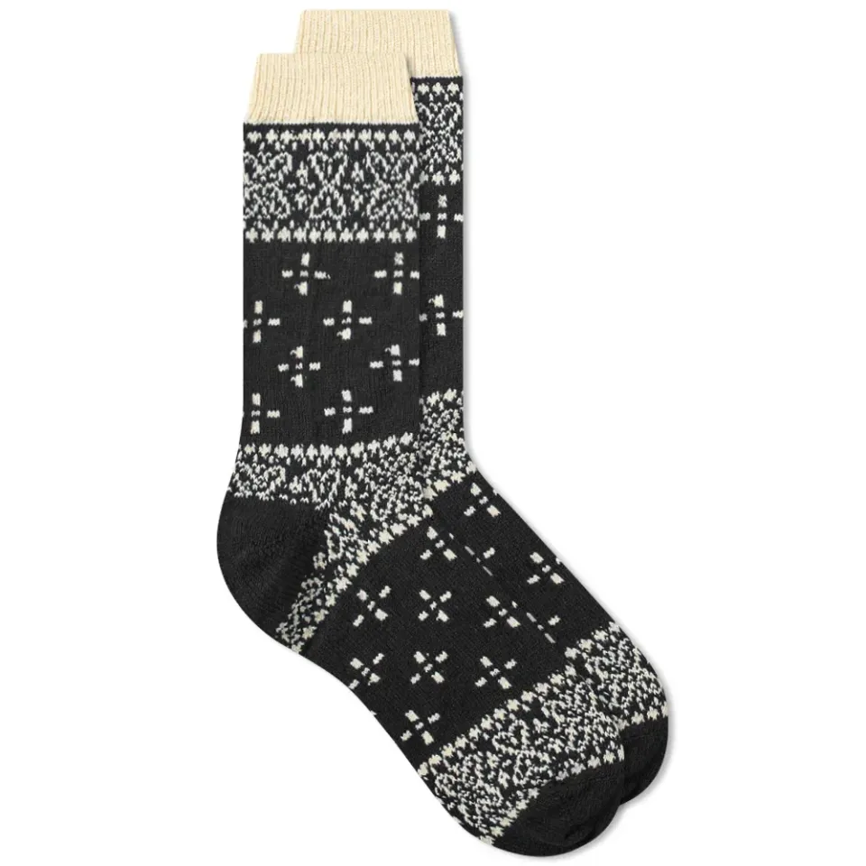 Bandana Pattern Crew Socks