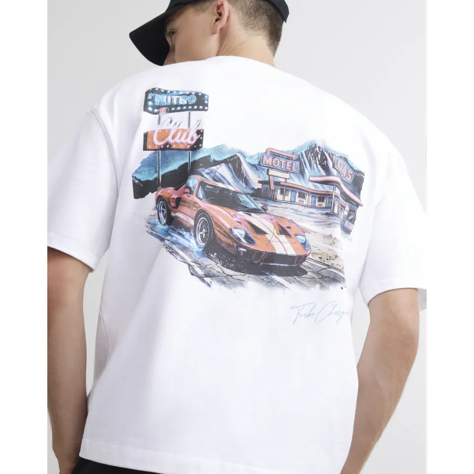 Cotton Mountain Gas Car T-Shirt