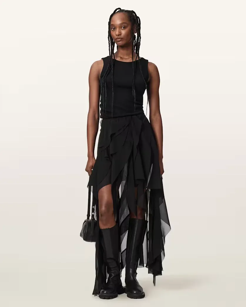 Melody Frill Maxi Skirt