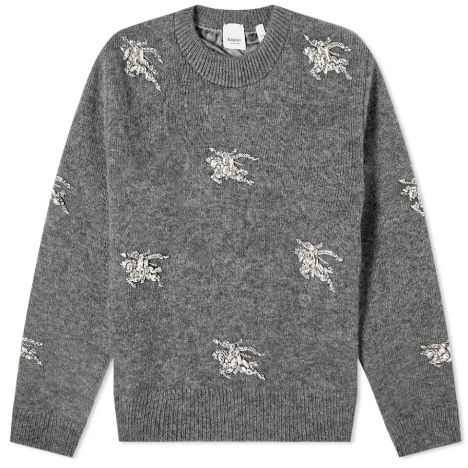 Crystal Logo Crew Knit