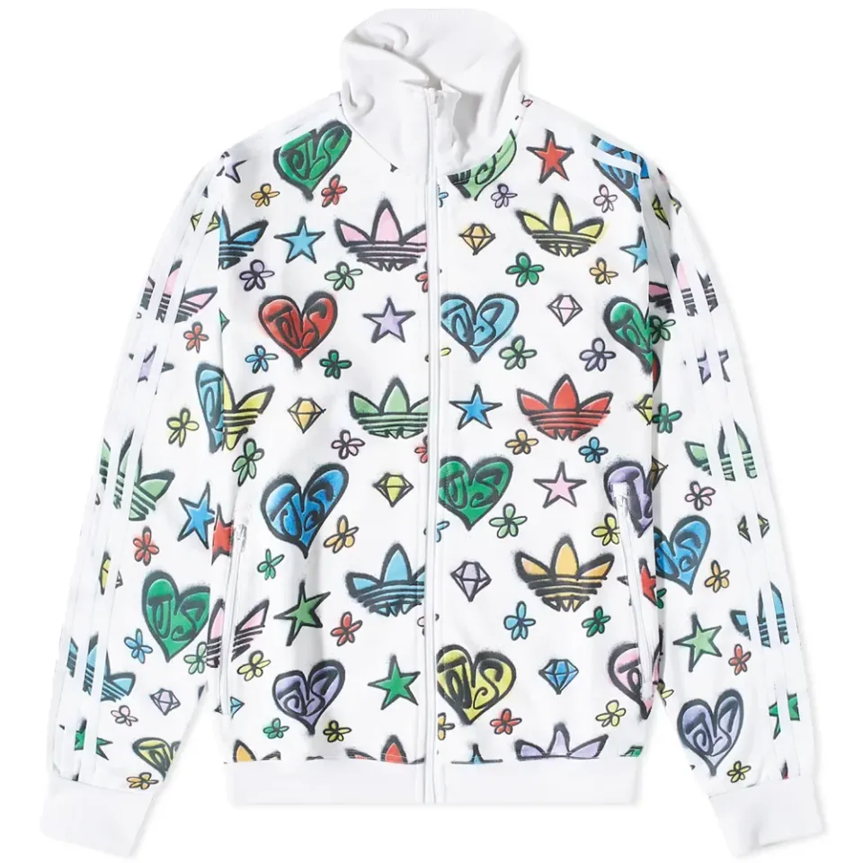 x Jeremy Scott Mono Fire Track Top