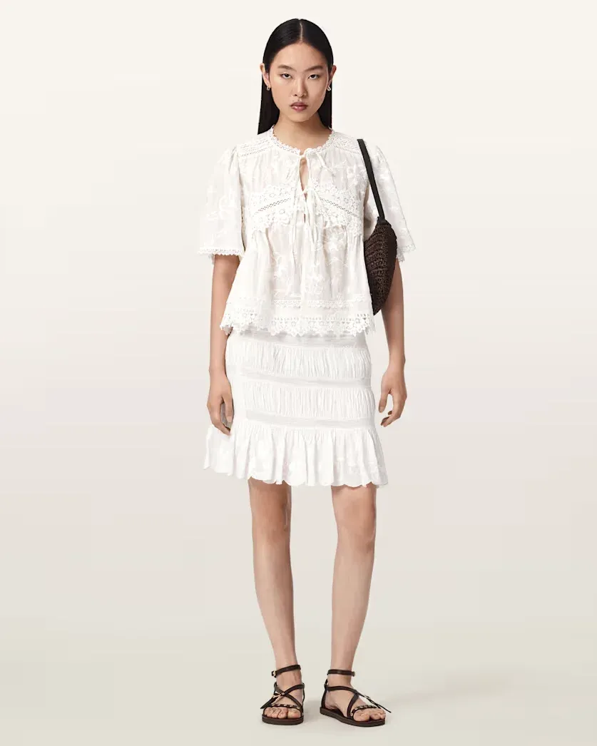 Masie Tiered Mini Skirt