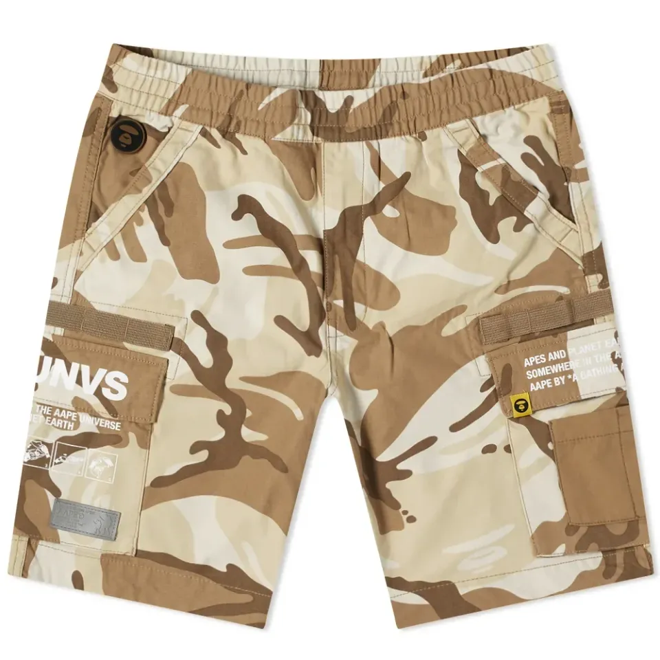 AAPE Camo Woen Cargo Shorts