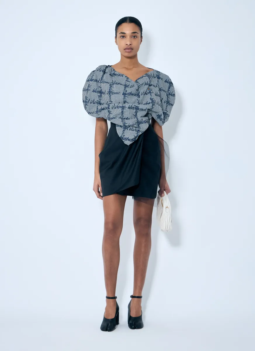 Gingham Heart Top