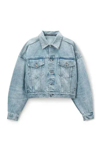 Trucker Jacket V. b. blue
