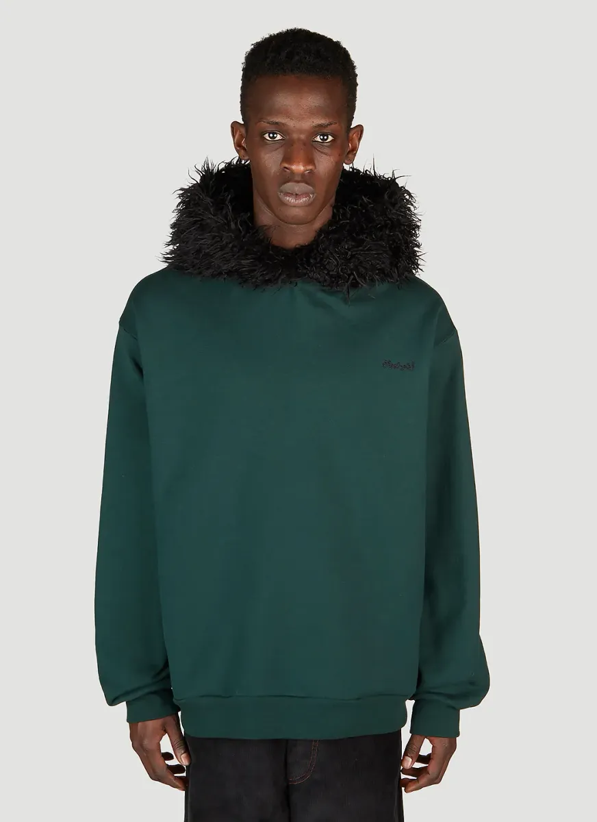 Hairy Hooded Sweatshirt