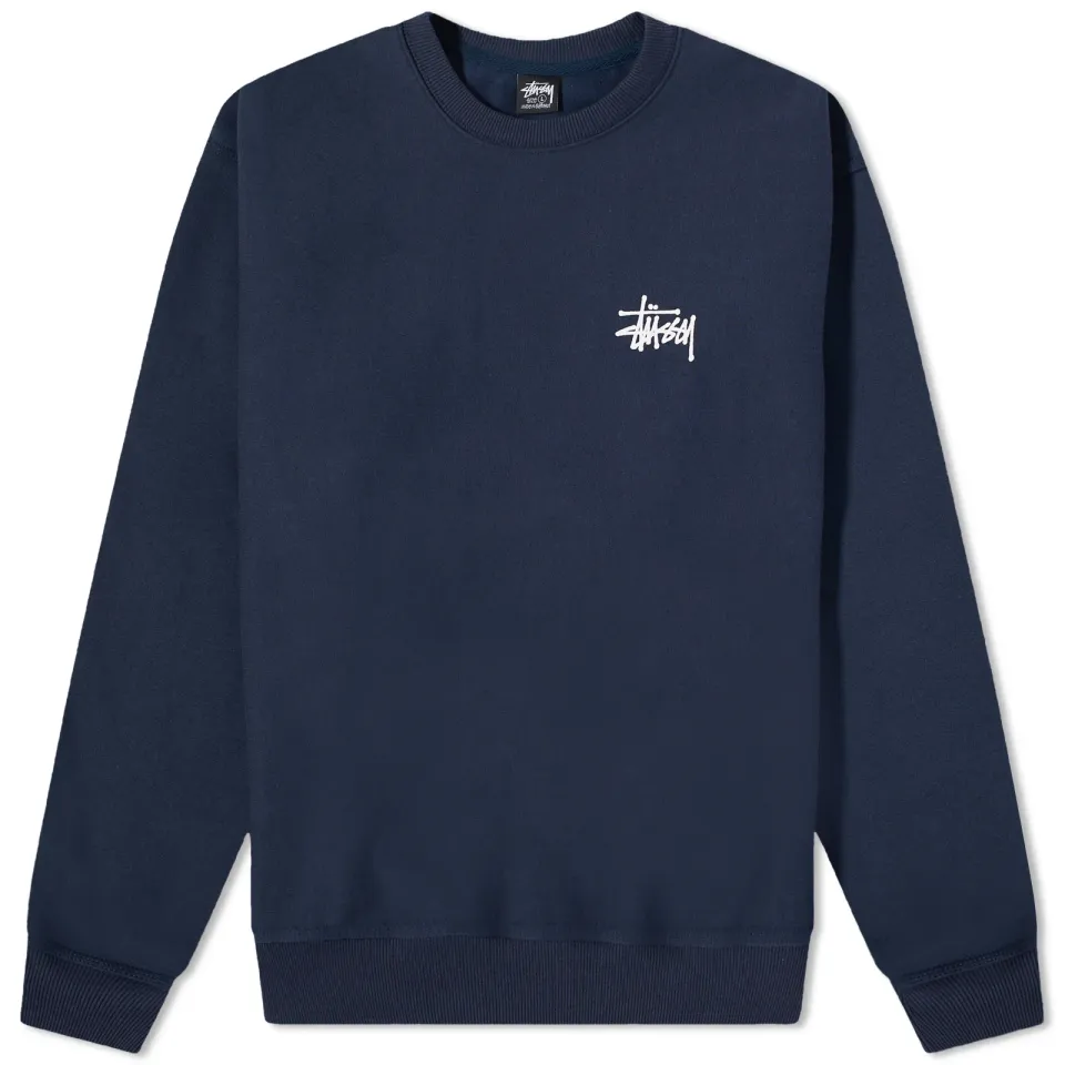 Basic Stussy Crew Sweat