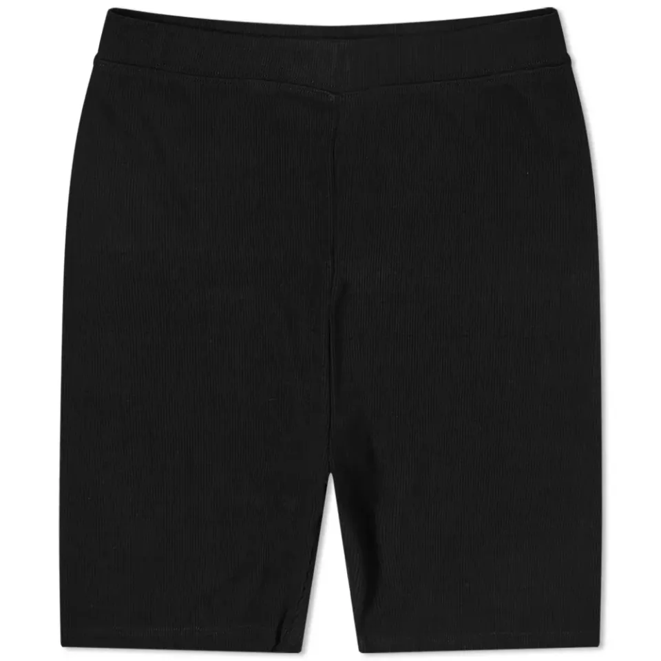Mid Length Ribbed Cycling Shorts
