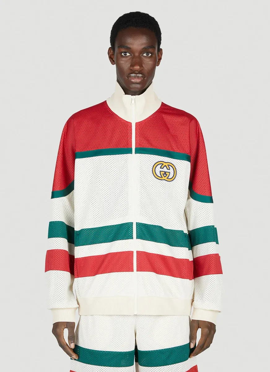 Block Stripe Track Jacket