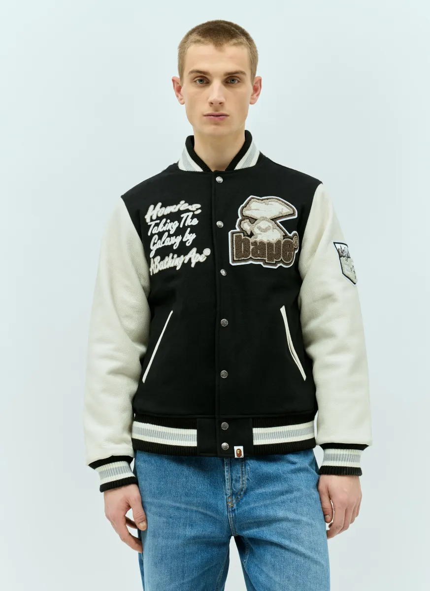 Wool-Blend Varsity Jacket