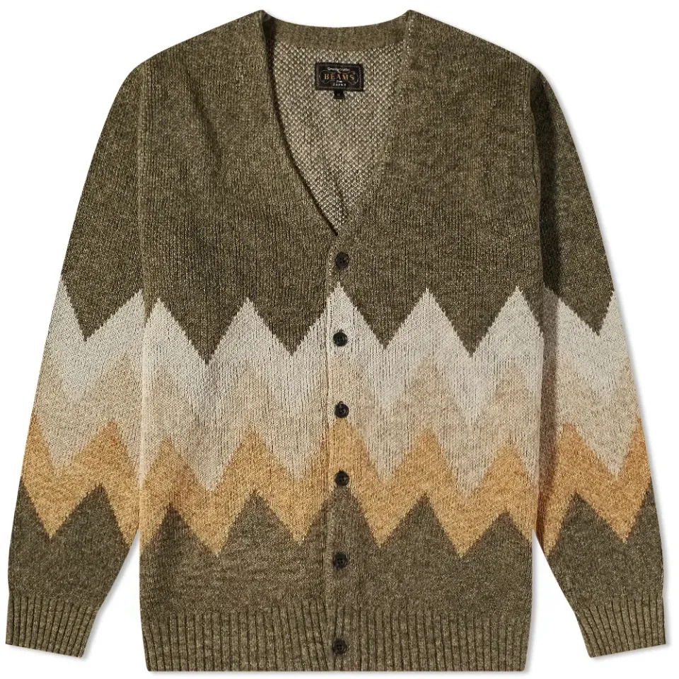 Jacquard Cardigan