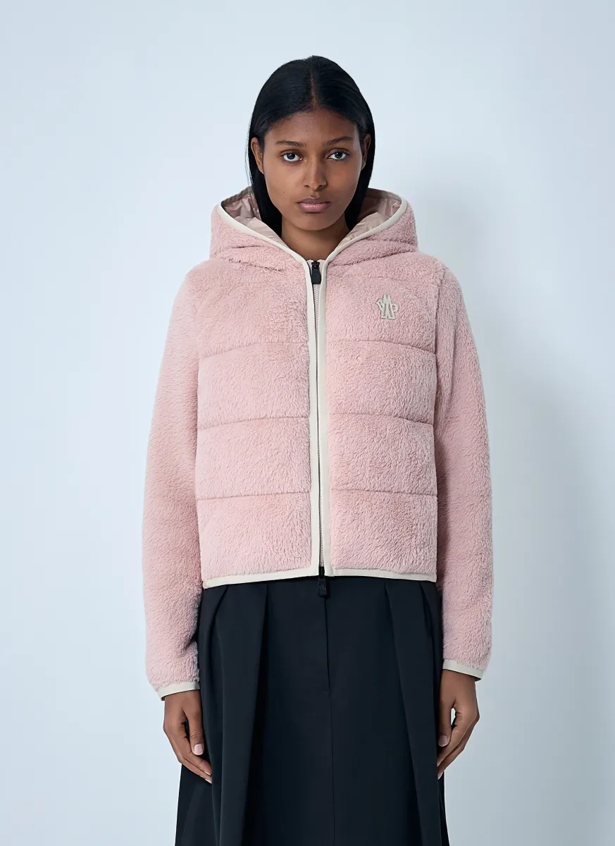 Hooded Logo Motif Jacket