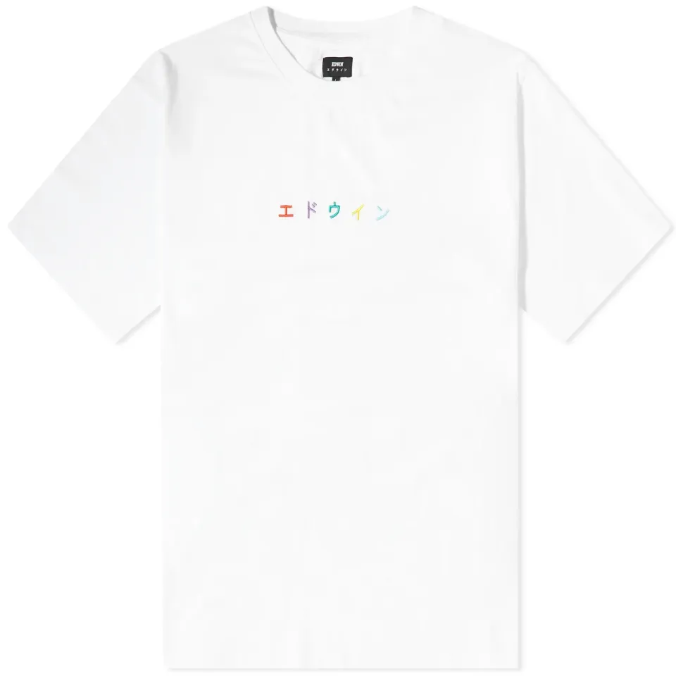 Katakana Embroidery T-Shirt