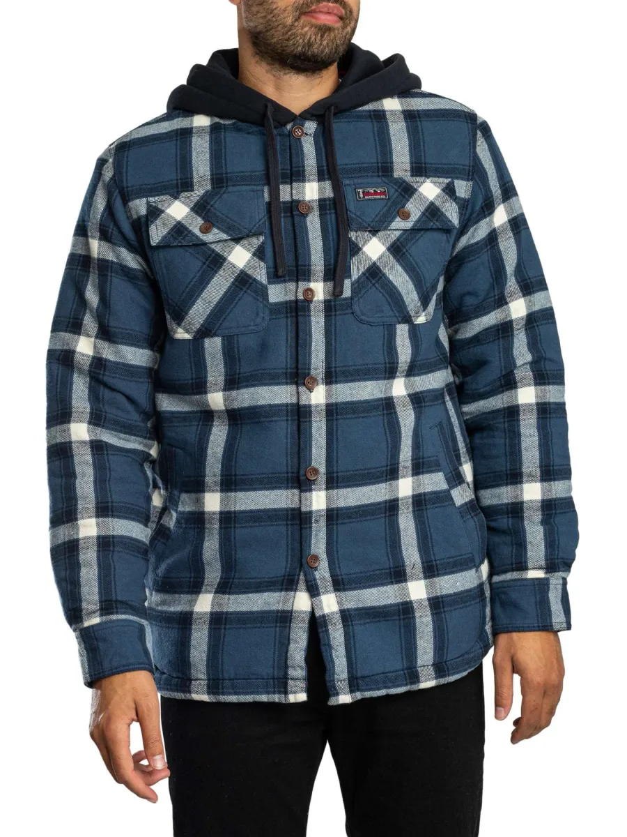 Borg Lined Hooded Overshirt