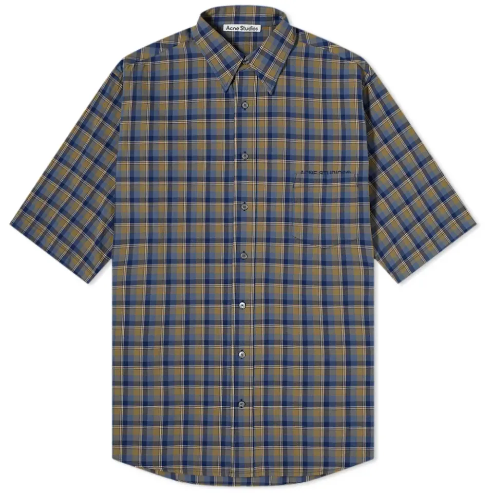 Sandros Short Sleeve Dry Co Check Shirt