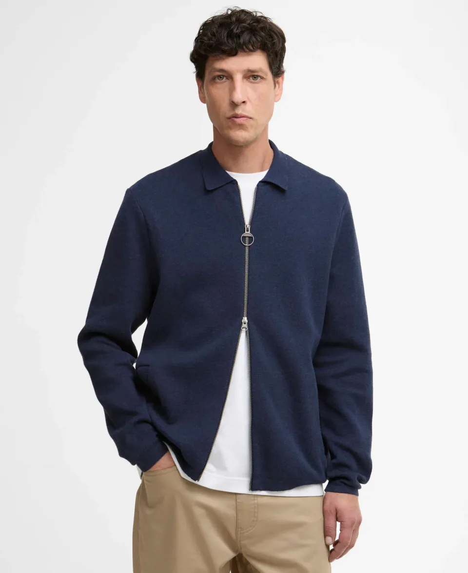 Crowcombe Knitted Zip-Up Jumper