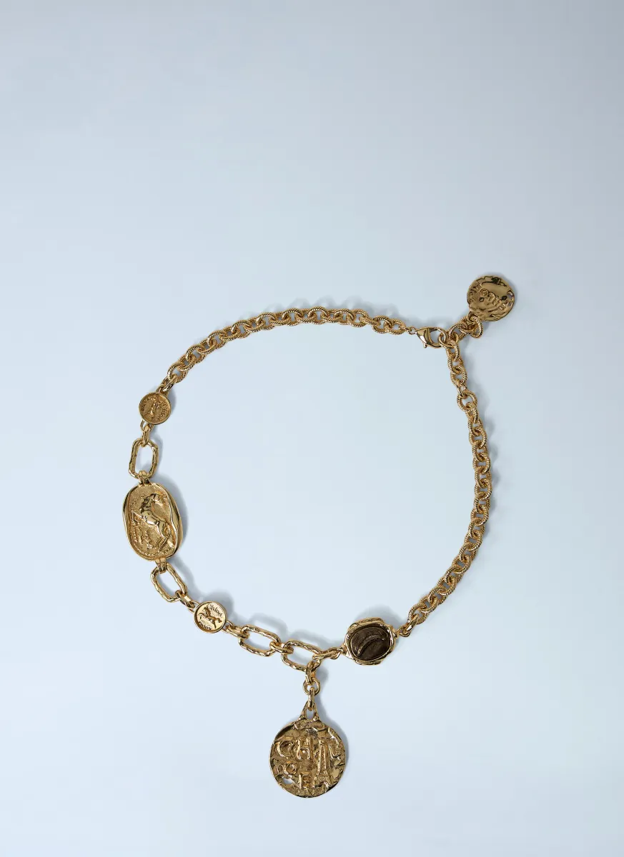 Medals Choker Necklace