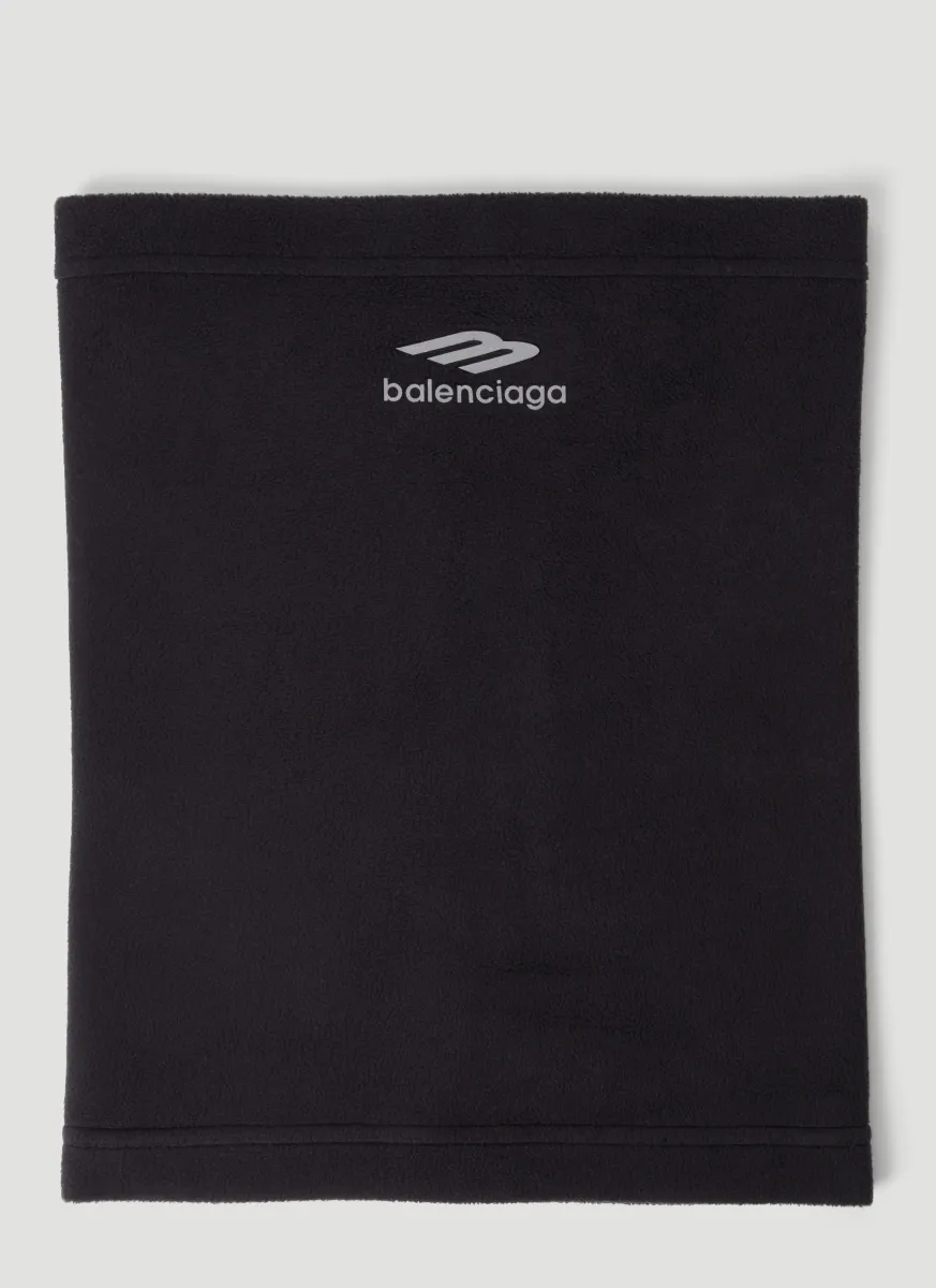 Logo Print Tubular Scarf